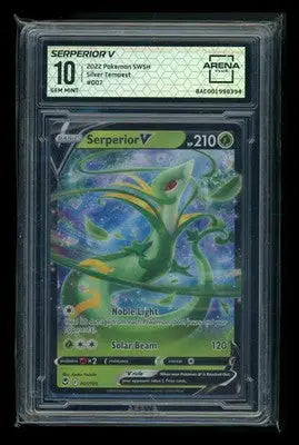 Serperior V #007/195 Arena Club 10 2022 Pokemon Silver Tempest - Pokémon Card Single