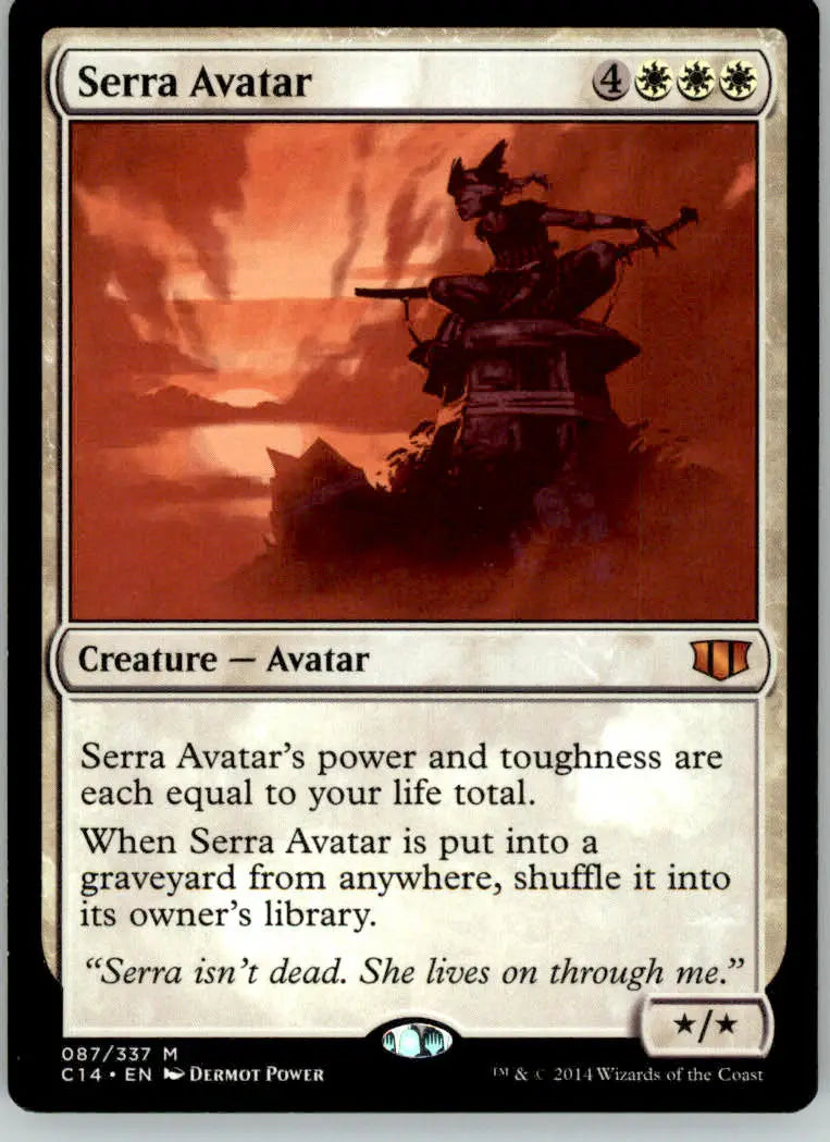 Serra Avatar - Commander 2014 - 87 - LP Magic: The Gathering - Magic Card Single