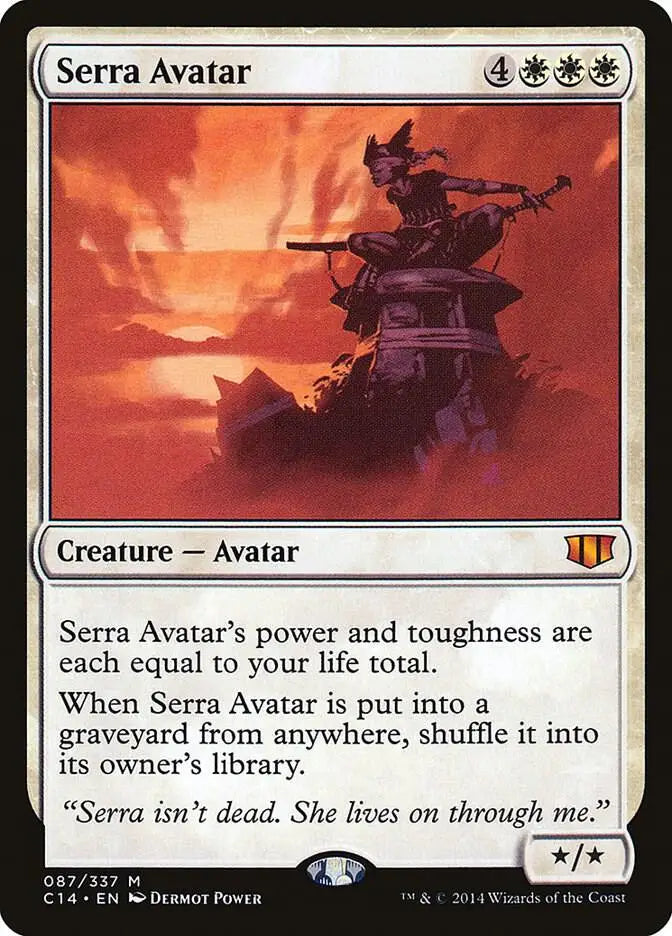 Serra Avatar - Commander 2014 - 87 - LP Magic: The Gathering - Magic Card Single