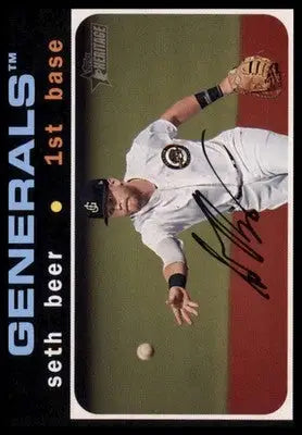 Seth Beer 2020 Topps Heritage Minor League #159 Jackson Generals - Baseball Card Single
