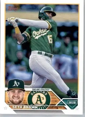 Seth Brown - 2023 Topps - #148 - Baseball - Baseball Card Single