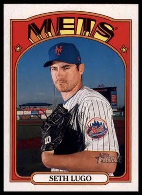 Seth Lugo 2021 Topps Heritage #159 New York Mets - Baseball Card Single