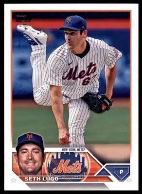 Seth Lugo 2023 Topps #187 New York Mets - Baseball Card Single