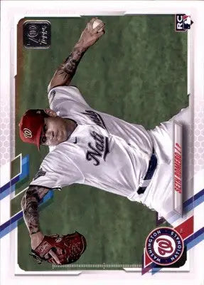 Seth Romero Rookie 2021 Topps Update #US77 Washington Nationals - Baseball Card Single