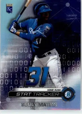 Seuly Matias - 2019 Bowman Chrome - #ST-SM - Stat Tracker Baseball - Baseball Card Single
