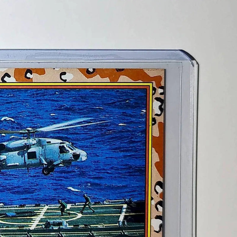 SH-60B Seahawk Helicopter 1991 Topps Desert Storm #10 Card