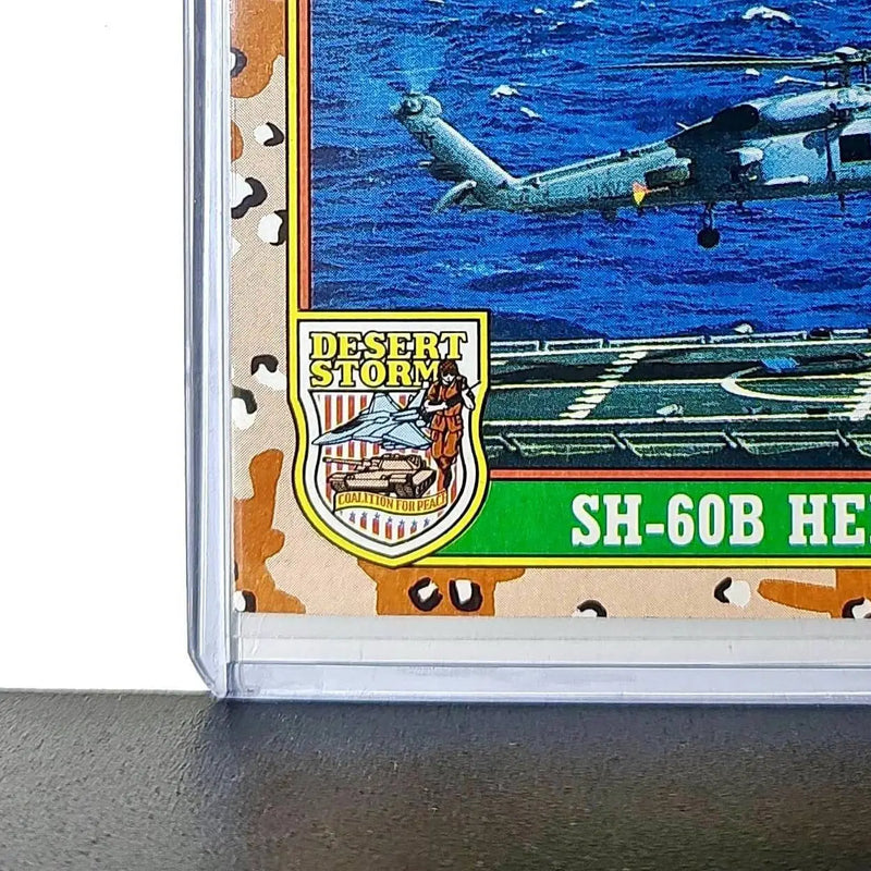 SH-60B Seahawk Helicopter 1991 Topps Desert Storm #10 Card
