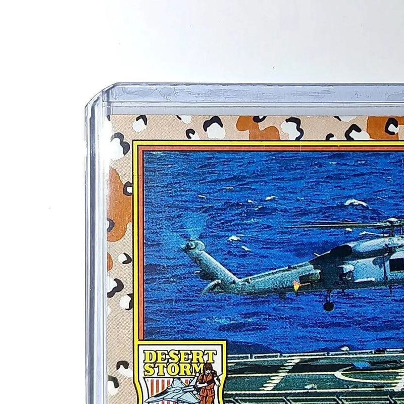 SH-60B Seahawk Helicopter 1991 Topps Desert Storm #10 Card