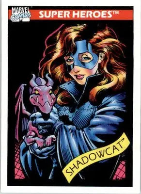 Shadowcat - 1990 Impel Marvel Universe - #25 - Non_sport - Non-Sports Card Single