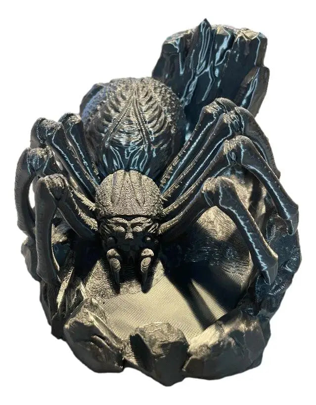 Shadowfang Spider Dice Tower 3D Printed RPG Dice Roller Tray DND Accessory