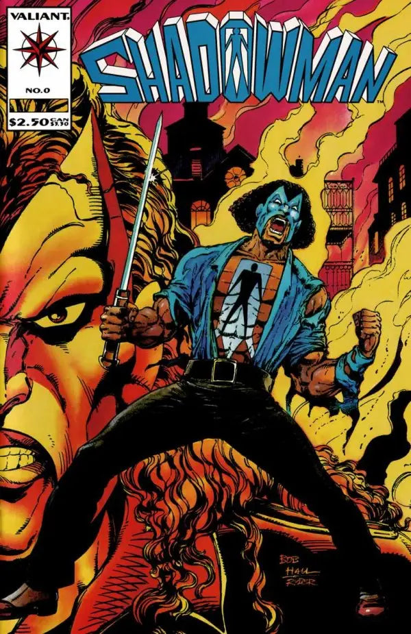 Comic book cover of Shadowman #0 1994 FN/VF for trading cards collectors
