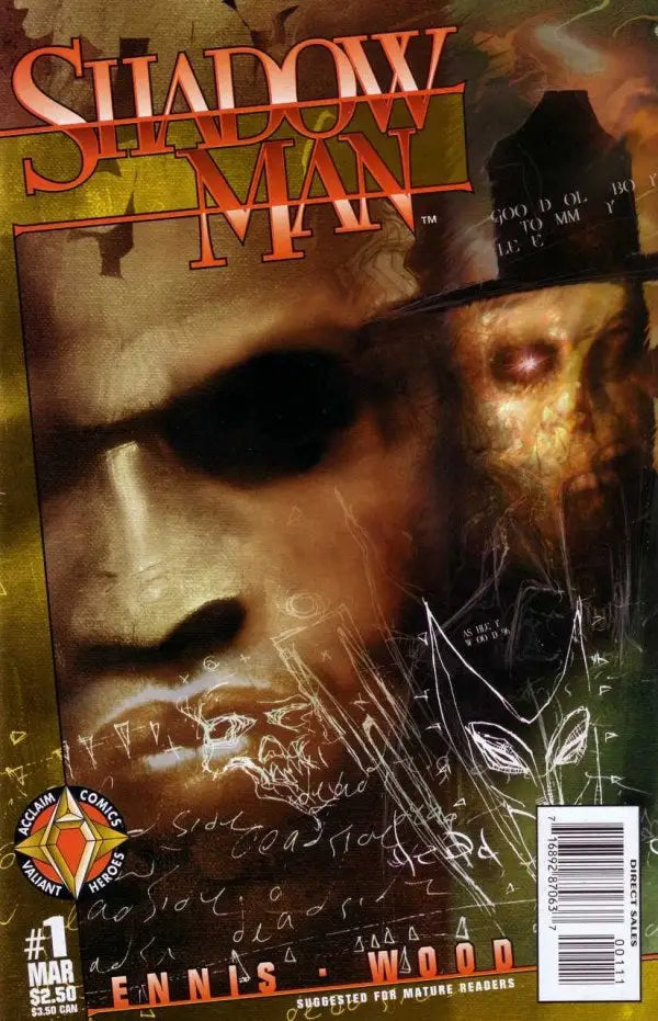 Shadowman #1 (Series 2) Cover A comic book, perfect for trading cards collectors