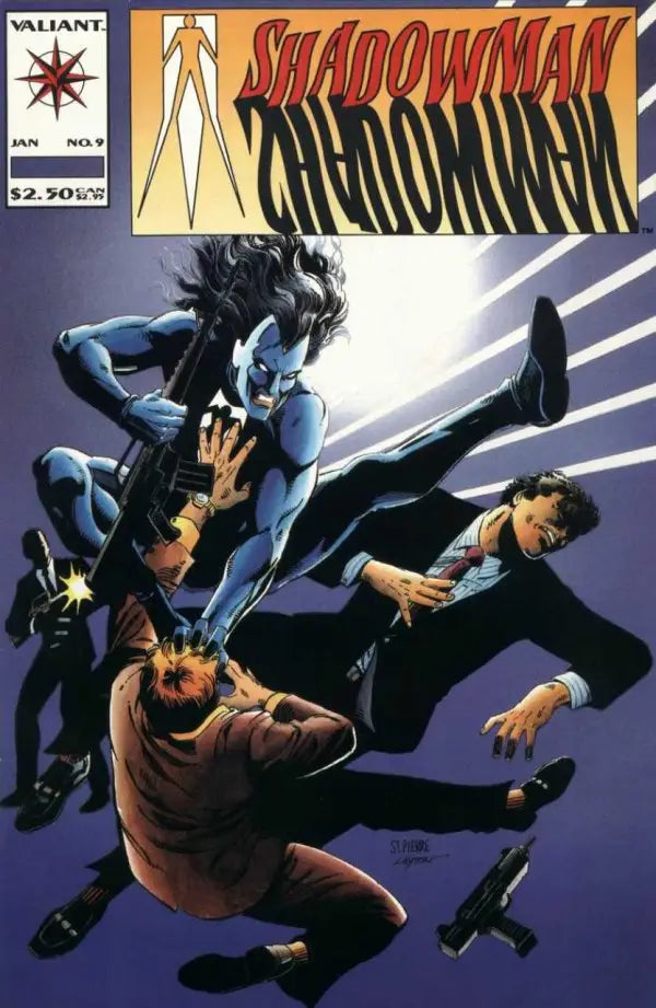 Comic book cover of Shadowman #9 1993 FN/VF, ideal for trading cards collectors