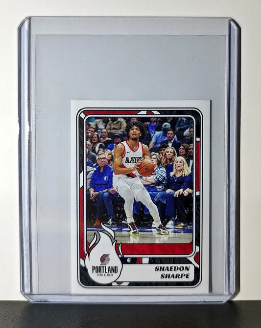 Shaedon Sharpe 2024-25 Panini NBA #439 Sticker Portland Trail Blazers - Basketball Card Single