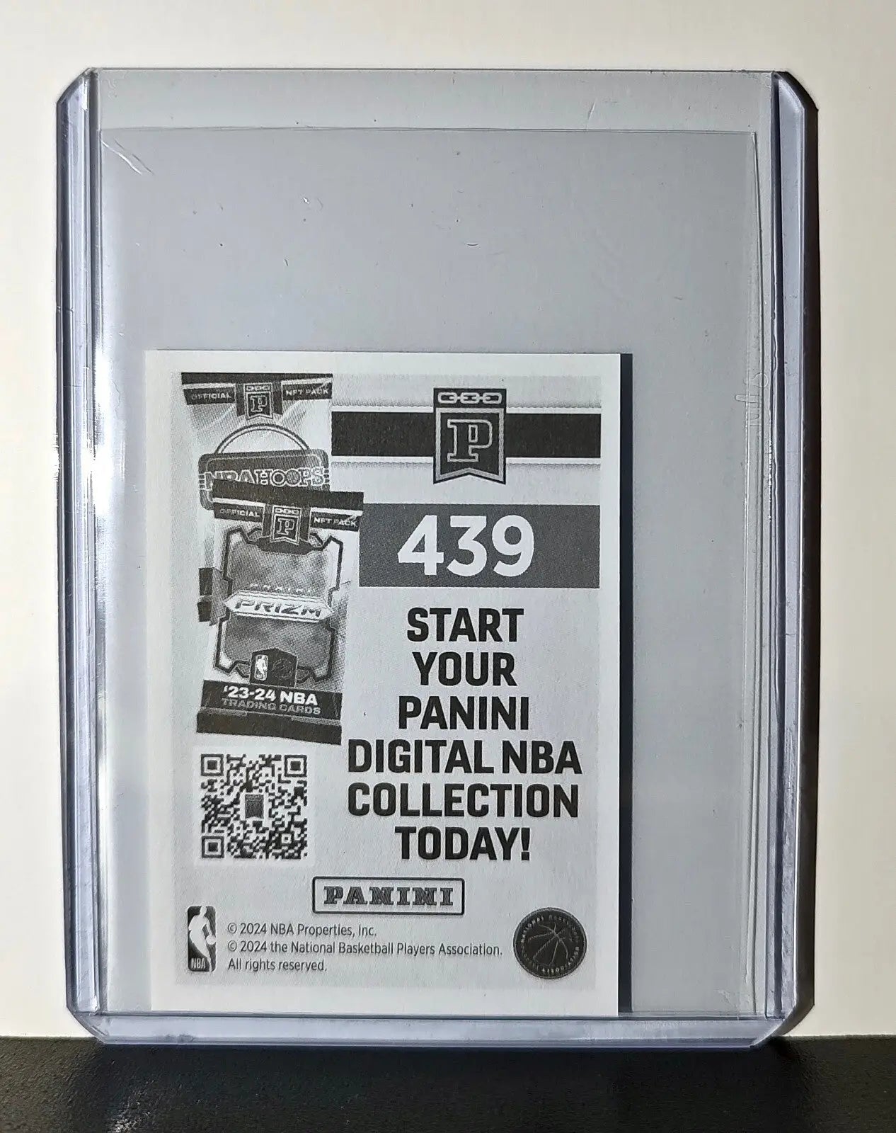 Shaedon Sharpe 2024-25 Panini NBA #439 Sticker Portland Trail Blazers - Basketball Card Single