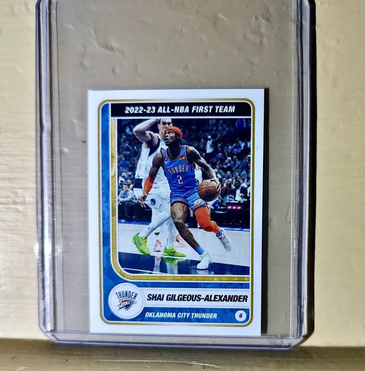 Shai Gilgeous-Alexander 2023-24 Panini Basketball #6 Sticker All-NBA 1st team - Basketball Card Single