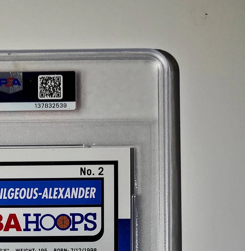 Shai Gilgeous-Alexander 2023 Panini Premium Stock NBA Hoops #2 Jumbo PSA 7 NM - Basketball Card Single