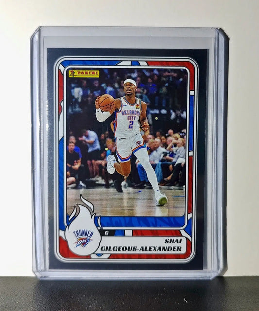 Shai Gilgeous-Alexander 2024-25 Panini NBA #2 Foil Sticker Card Thunder - Basketball Card Single
