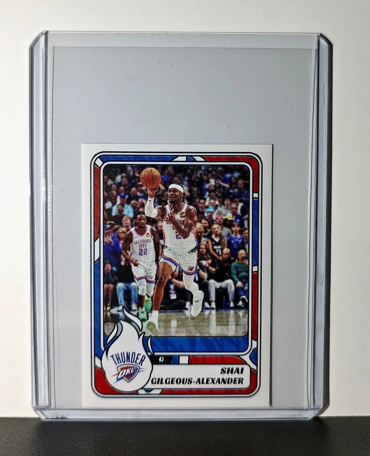 Shai Gilgeous-Alexander 2024-25 Panini NBA #411 Sticker Oklahoma City Thunder - Basketball Card Single