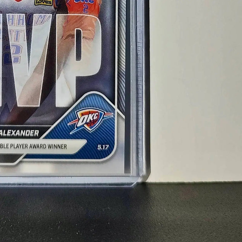 Shai Gilgeous-Alexander 2025-26 Topps Now MVPA Most Valuable Player Card Oklahoma City Thunder - Basketball Card Single