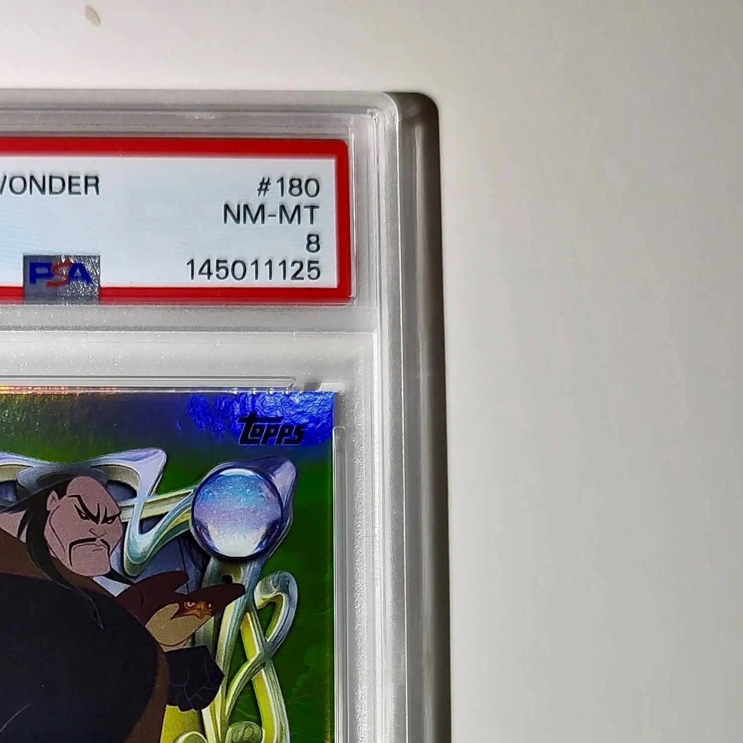 Shan-Yu 2025 Topps Disney Wonder #180 Card Mulan PSA 8