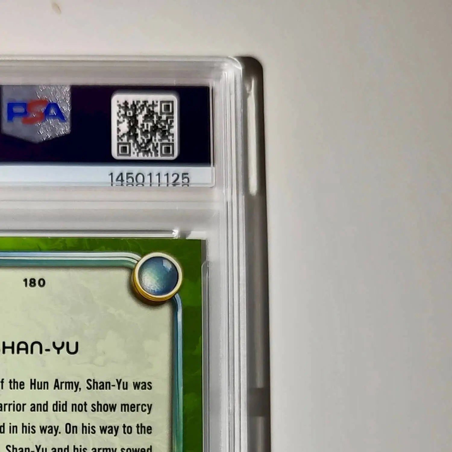 Shan-Yu 2025 Topps Disney Wonder #180 Card Mulan PSA 8