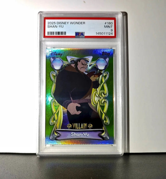 Shan-Yu 2025 Topps Disney Wonder #180 Card Mulan PSA 9 - Non-Sports Card Single