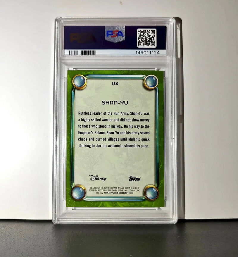 Shan-Yu 2025 Topps Disney Wonder #180 Card Mulan PSA 9 - Non-Sports Card Single