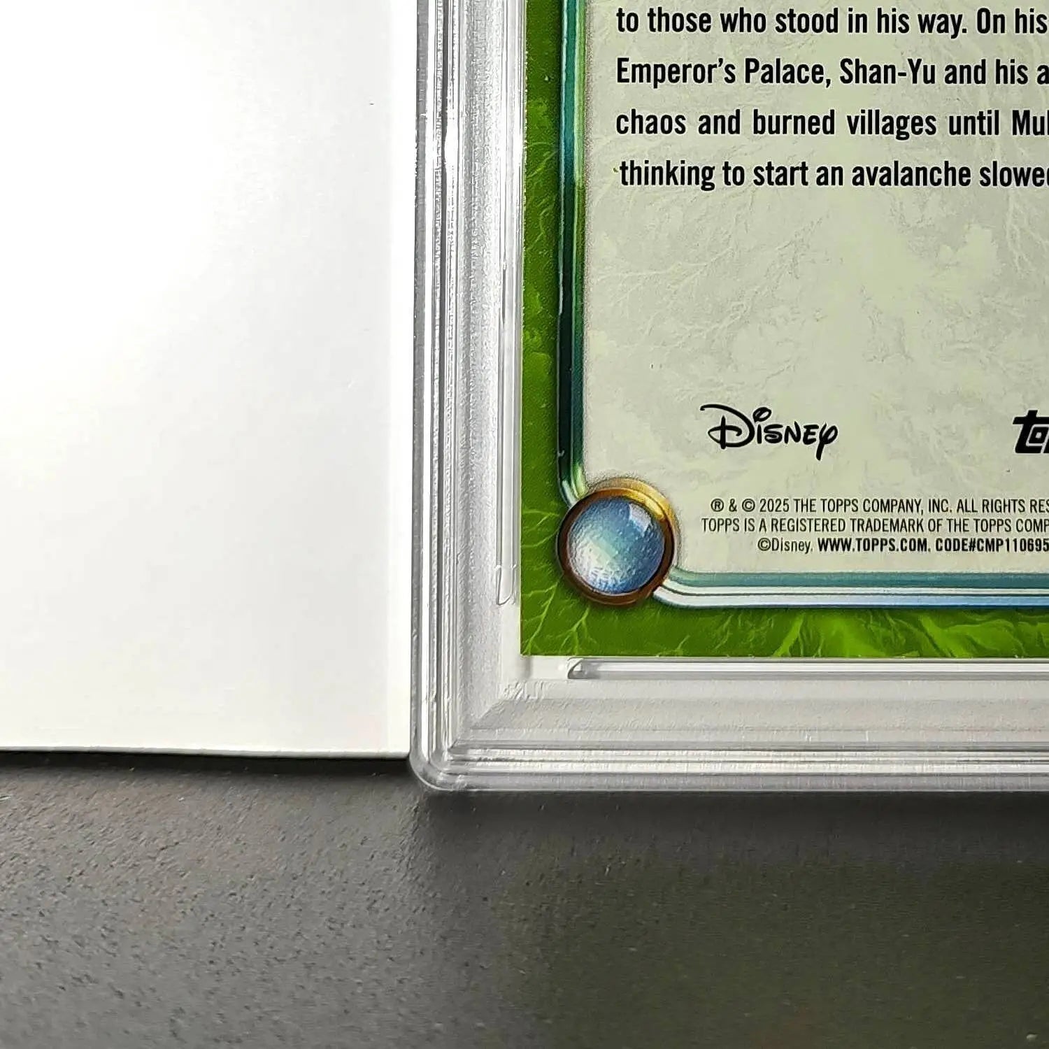Shan-Yu 2025 Topps Disney Wonder #180 Card Mulan PSA 9 - Non-Sports Card Single
