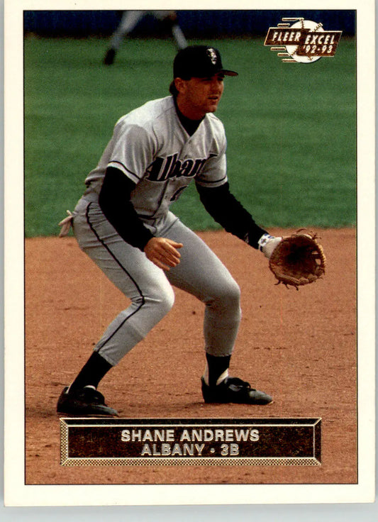 Shane Andrews - 1992-93 Fleer Excel - #56 - Baseball - Baseball Card Single