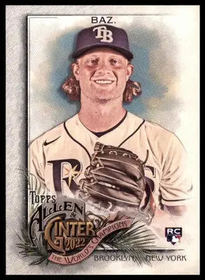 Shane Baz Rookie 2022 Topps Allen & Ginter #7 Tampa Bay Rays - Baseball Card Single