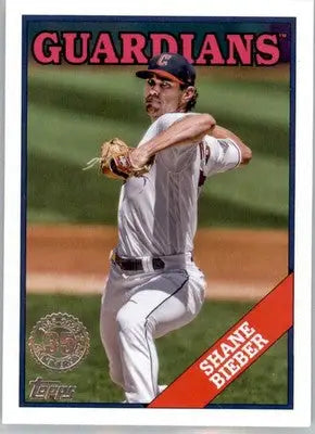 Shane Bieber - 2023 Topps - #T88-48 - 1988 Topps Baseball 35th Anniversary - Baseball Card Single