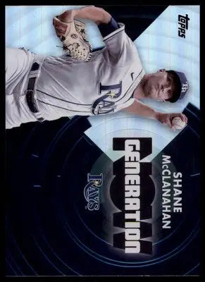 Shane McClanahan 2022 Topps Update Generation Now #GN-87 Tampa Bay Rays - Baseball Card Single