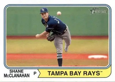 Shane McClanahan - 2023 Topps Heritage - #573 - Baseball - Baseball Card Single