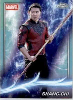 Shang-Chi - 2025 Topps Chrome Marvel Studios - #110 - Rainbow Refractor - Marvel Card Single