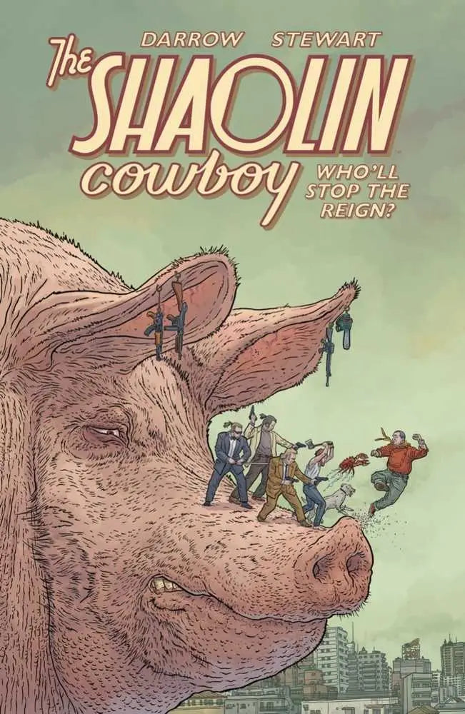 Comic book cover for Shaolin Cowboy Wholl Stop The Reign TPB product