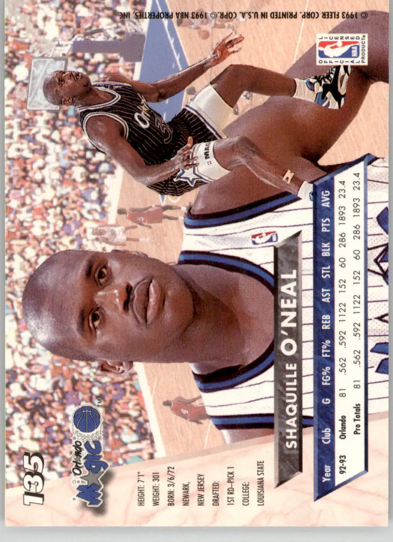 Shaquille O’Neal - 1993-94 Ultra - #135 - Basketball - Basketball Card Single