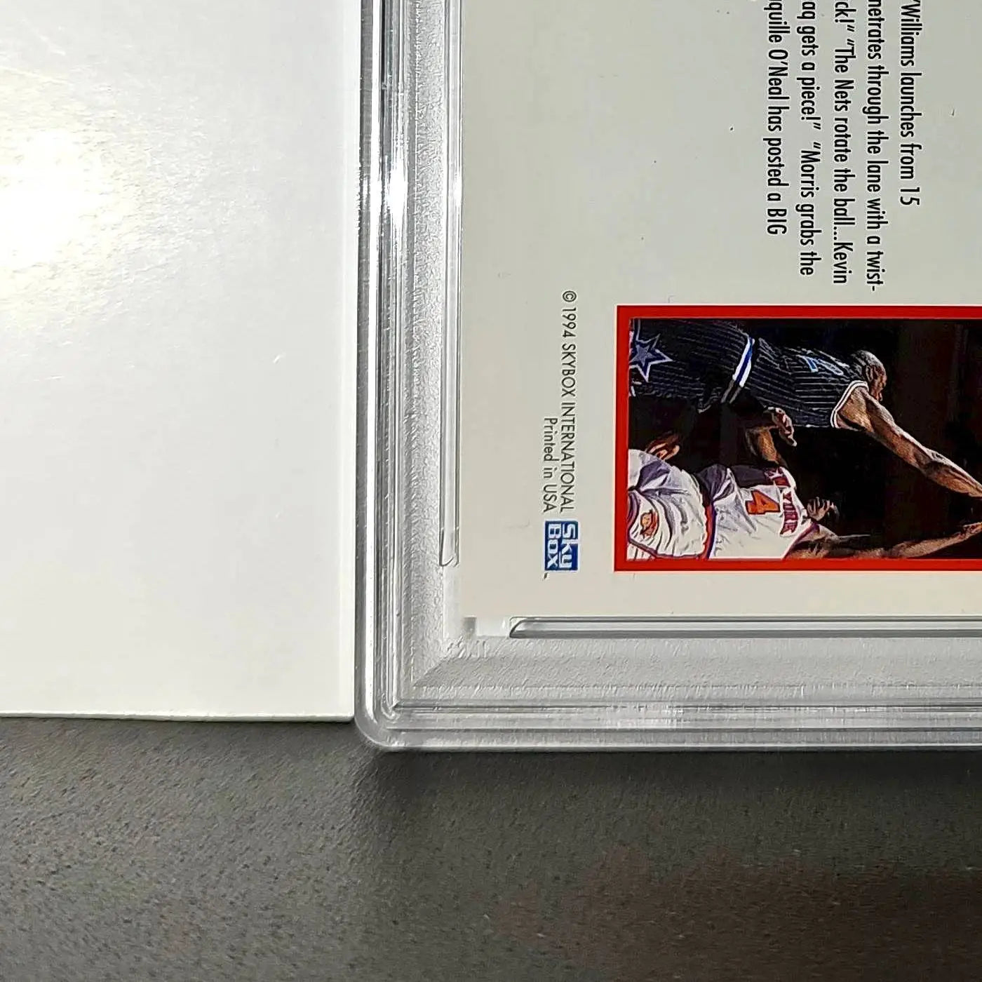 Shaquille O’Neal 1994 NBA Hoops Big Numbers #BN5 Rainbow PSA 6 EX-MT