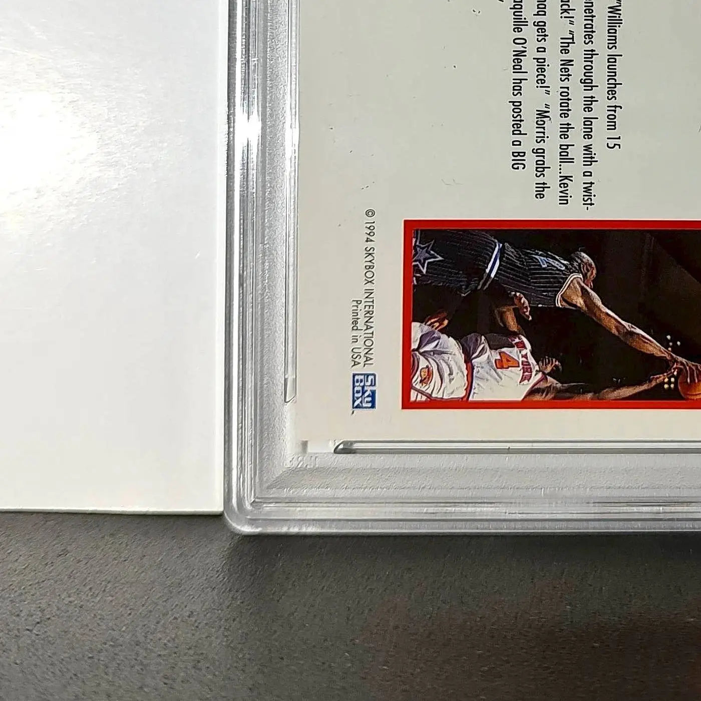 Shaquille O’Neal 1994 NBA Hoops Big Numbers #BN5 Rainbow PSA 8 NM-MT - Basketball Card Single