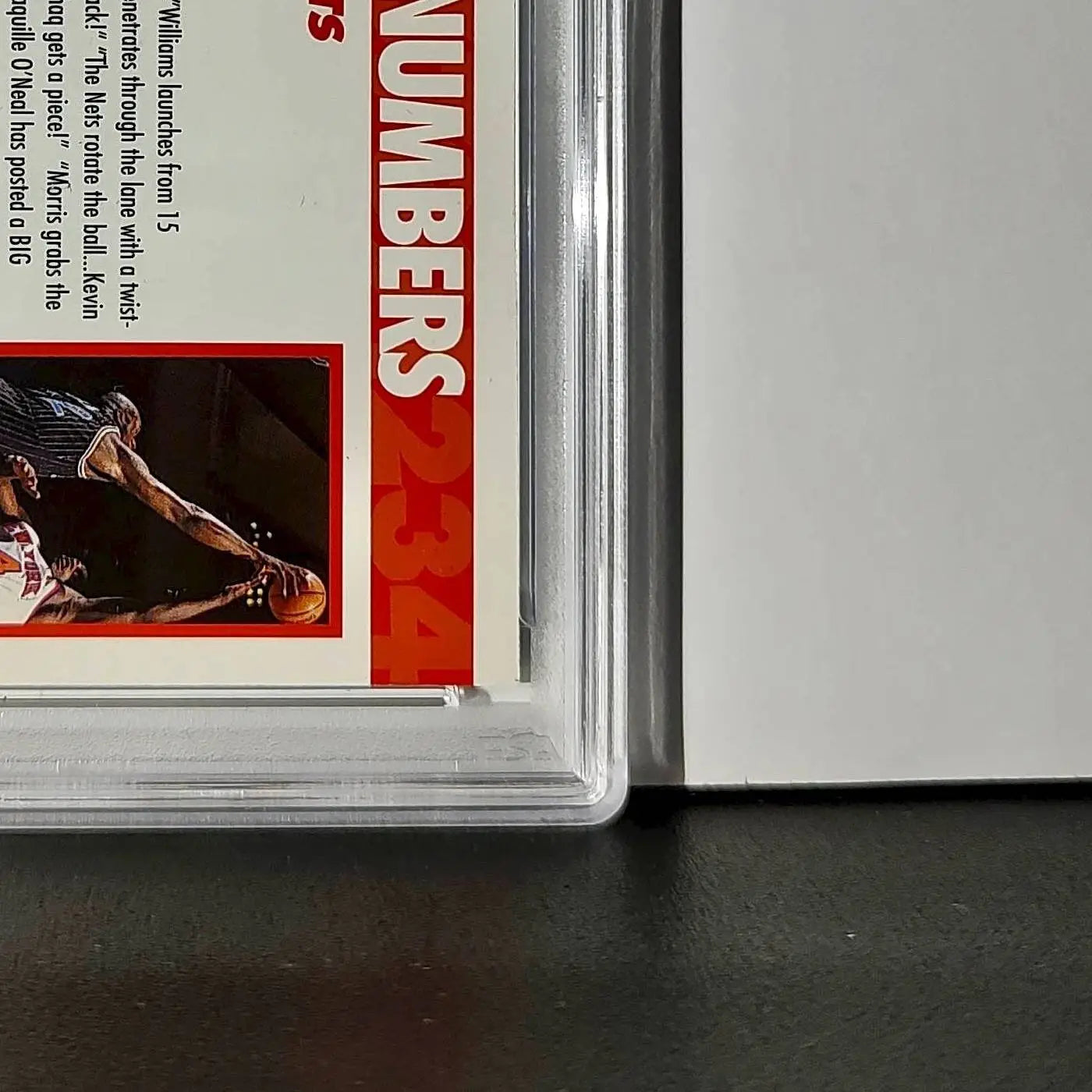 Shaquille O’Neal 1994 NBA Hoops Big Numbers #BN5 Rainbow PSA 8 NM-MT - Basketball Card Single