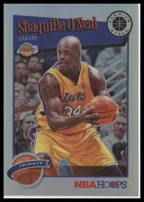 Shaquille O’Neal 2019-20 Hoops Premium Prizms Silver #283 Los Angeles Lakers - Basketball Card Single