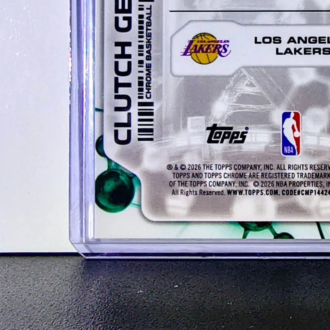 Shaquille O’Neal 2025-26 NBA Topps Chrome Update Clutch Gene #CG-22 Card - Basketball Card Single
