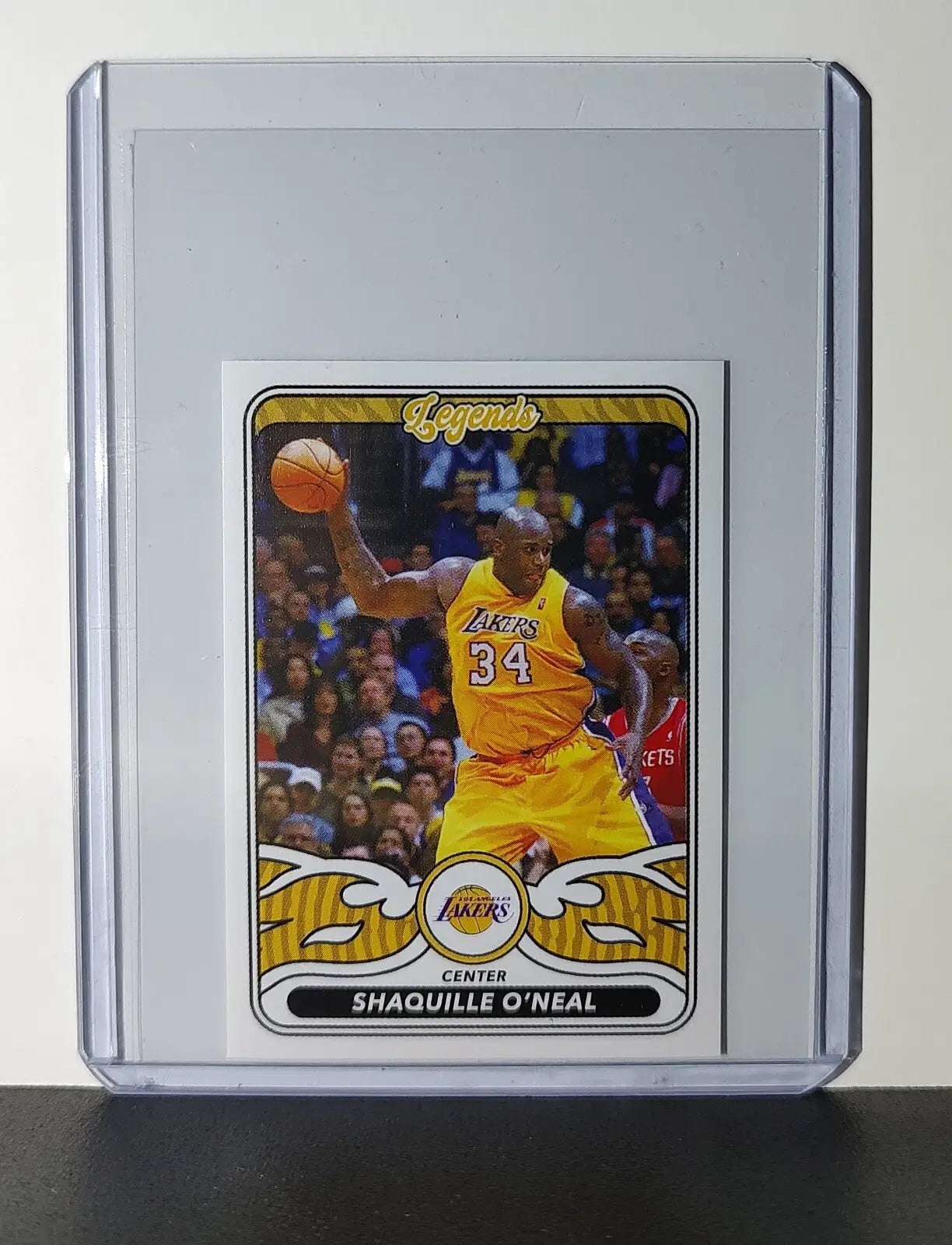 Shaquille O’Neal Legends 2024-25 Panini NBA #498 Sticker Card Los Angeles Lakers
