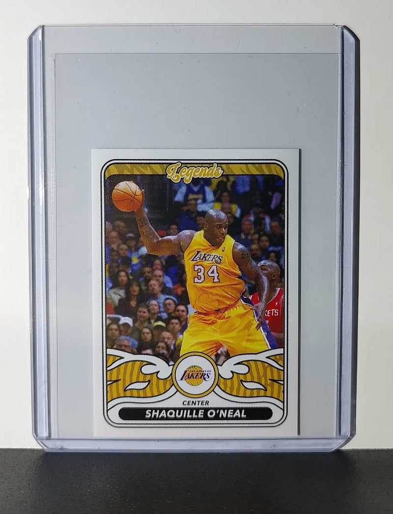 Shaquille O’Neal Legends 2024-25 Panini NBA #498 Sticker Card Los Angeles Lakers