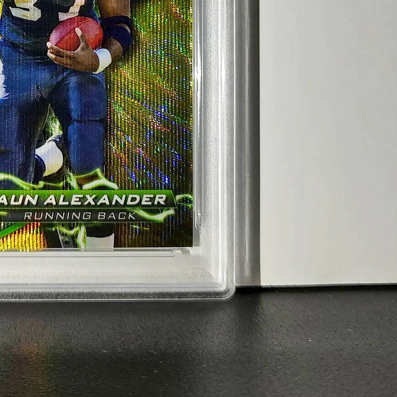 Shaun Alexander 2023 Topps Resurgence 071/200 #83 Yellow Surge PSA 9 Mint