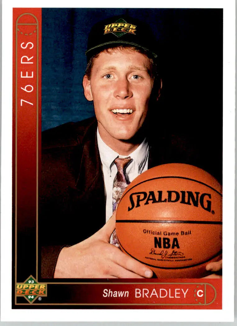 Shawn Bradley - 1993-94 Upper Deck - #163 - RC Basketball - Basketball Card Single