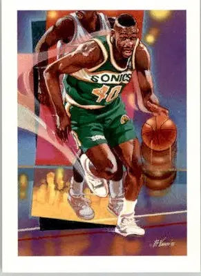 Shawn Kemp - 1991-92 Hoops - #527 - Basketball - Basketball Card Single