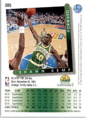 Shawn Kemp - 1993-94 Upper Deck - #305 - Basketball - Basketball Card Single