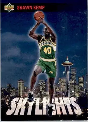 Shawn Kemp - 1993-94 Upper Deck - #475 - Skylights Basketball - Basketball Card Single