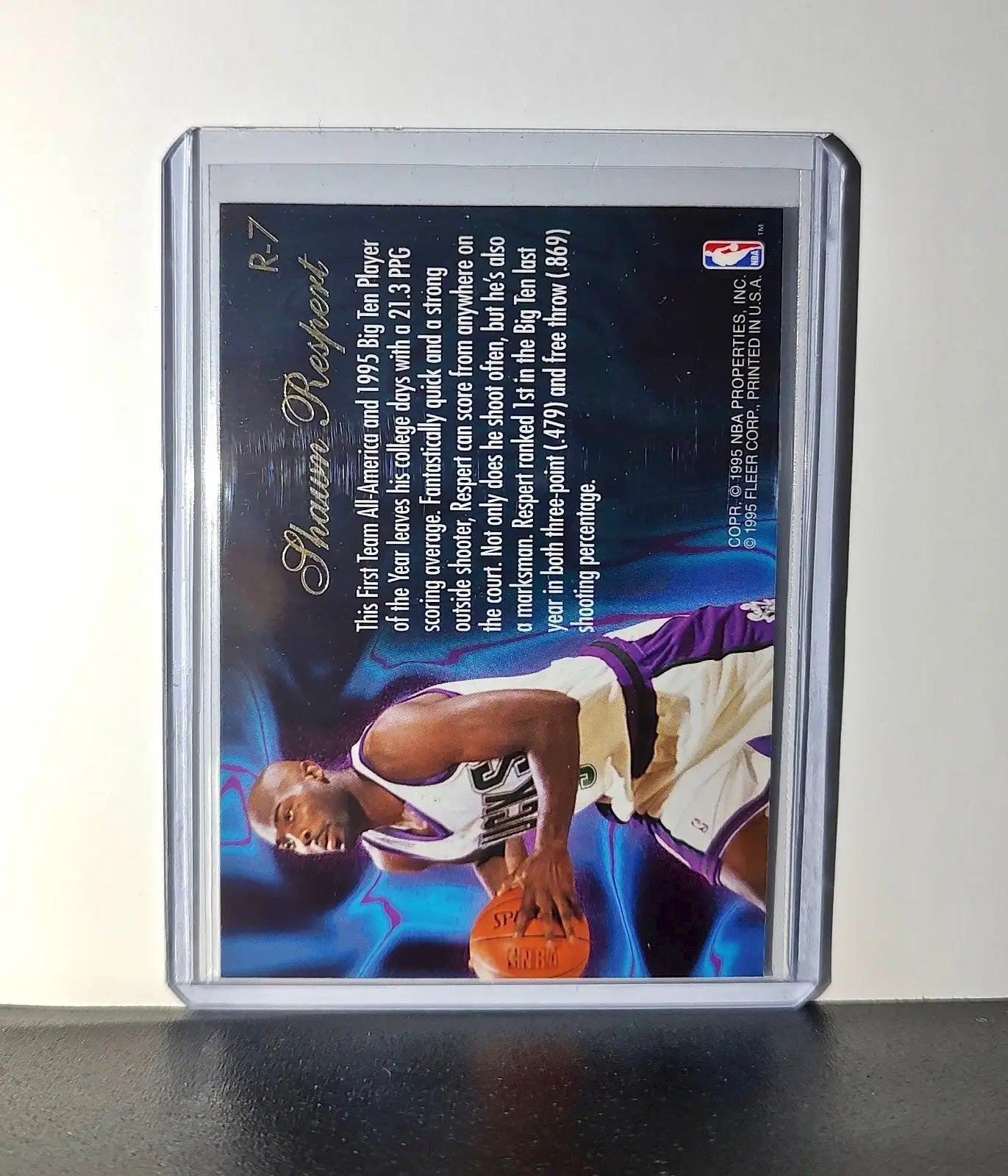 Shawn Respert Rookie 1995-96 Flair NBA #R-7 Class of ’95 - Basketball Card Single